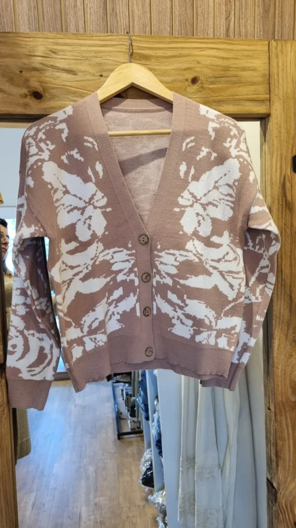 SW Cardigan Estampado - Imagen 3