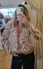SW Cardigan Estampado - Imagen 4