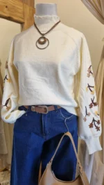SW Lantana Bordado Media Polera