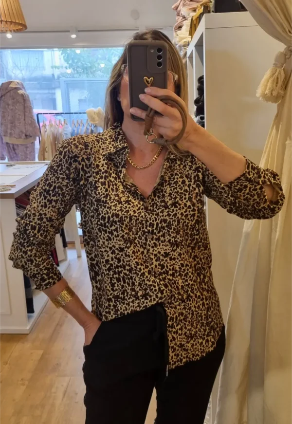 Camisa India Animal Print - Imagen 1