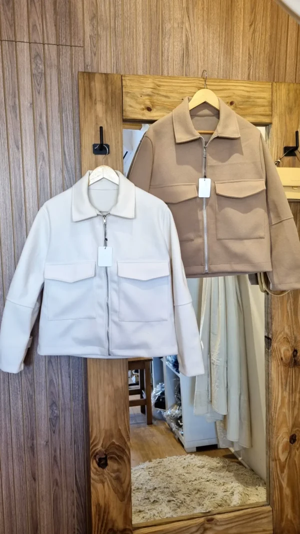 Campera de Paño con Cierre - Imagen 1