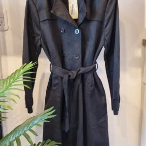 Trench gamuzado